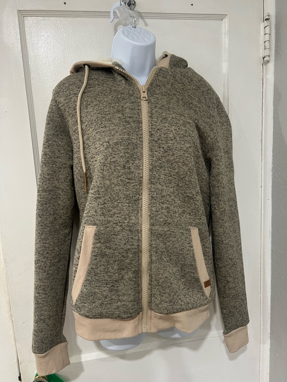 Hooded Zip-Up Sweater